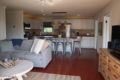 Open Concept LR Kitchen