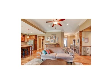 Gleaming wood floors