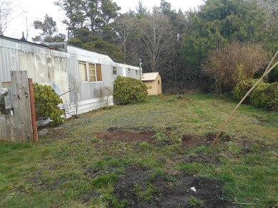 South side of lot