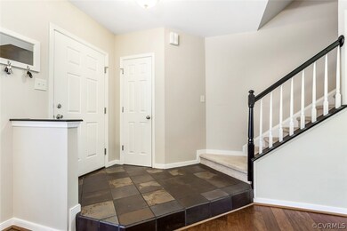 Ceramic entrance, Foyer View of Stairs