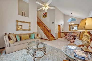 Formal living and dining rooms