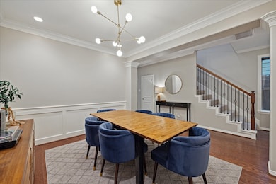 Alternate view of the dining room.