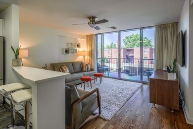 Bright open great room just past the breakfast bar