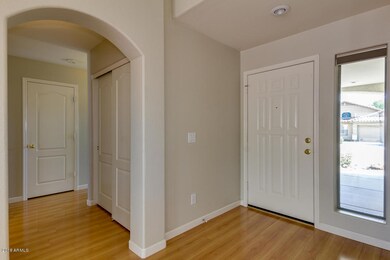 Facing front entry
