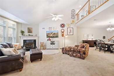 Cozy up by your fireplace for a movie night
