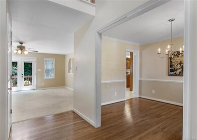 Fresh paint on the first floor.