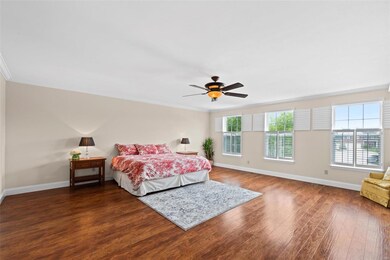 20 x 20 Master bedroom is a retreat in itself.  Large walk in closet and attached master bath.