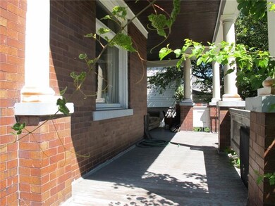 Grand front porch
