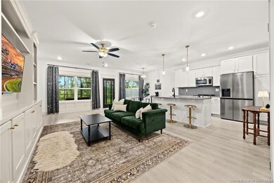 Open Floor Plan: Living Room, Kitchen and Dining A