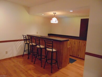 Close up of the wet bar.