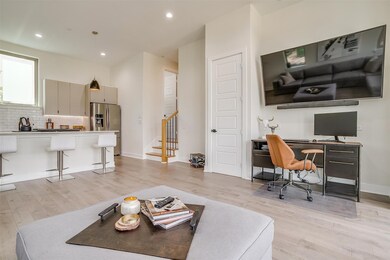 Open concept living area.