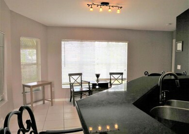 Light, bright Breakfast nook w/pond view