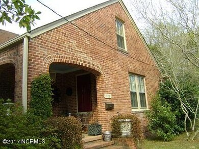 Side with porch