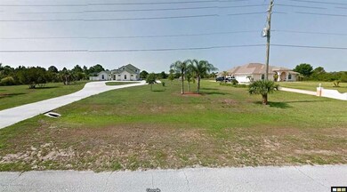 south across the street