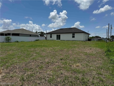 Rear view of property