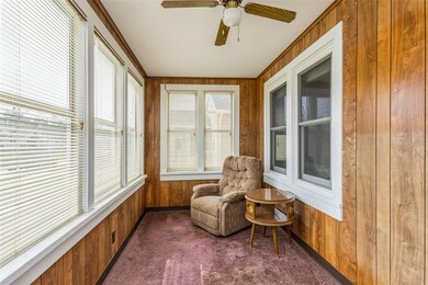 Enclosed front porch