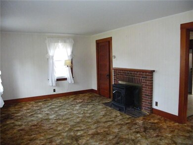 Living Room with propane fireplace