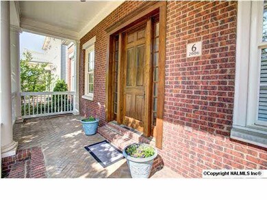 Enjoying the covered front porch is a way of life in this neighborhood.