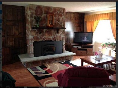Exterior Front. Gas fireplace to snuggle up to all