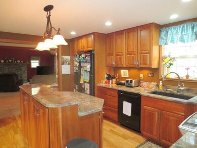 Kitchen, French Doors Leading to...