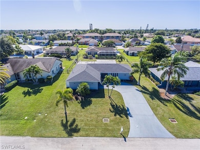 Aerial View of 918 SE 35th St. Cape Coral, FL 33904