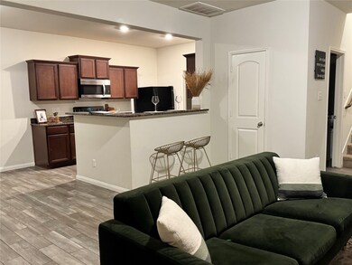 Kitchen Bar overlooking the living space