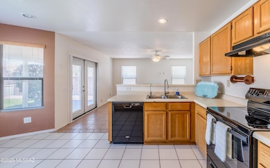 Kitchen to Family Room