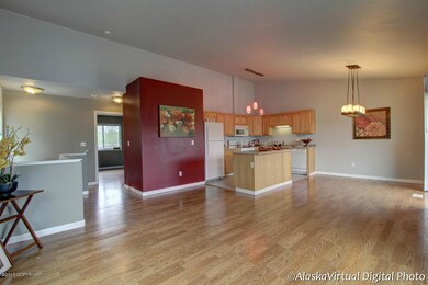 Living Room open to Kitchen/Dining area