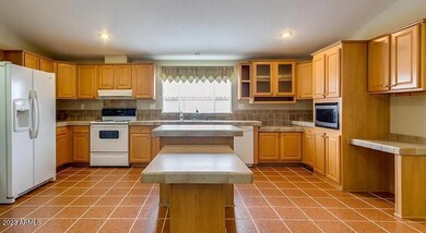 Kitchen with island and all appliances