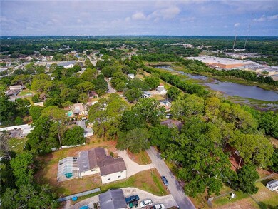 Overhead shot of location between Target and Fruit