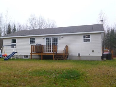View of back of house. Deck enters...
