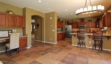 Kitchen view from family room