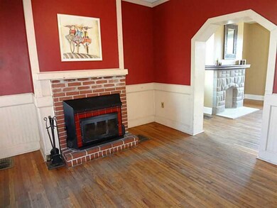 Exterior Front. Dining room with archway entry, ha