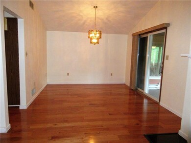 New hardwood floors, fresh paint, a cathedral ceil