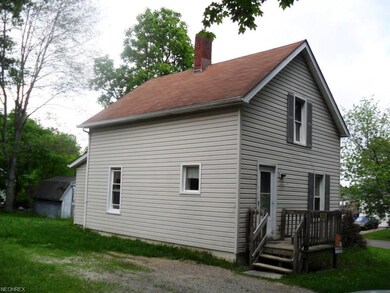Side view of house from the left.