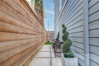 A finished patio is located along the exterior of