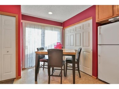 Enjoy the eat in kitchen near the sliding glass do