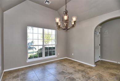 Formal Dining with Vaulted Ceiling.  Ready for Hol