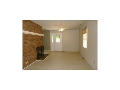 Dining room can easily accomodate a large table fo