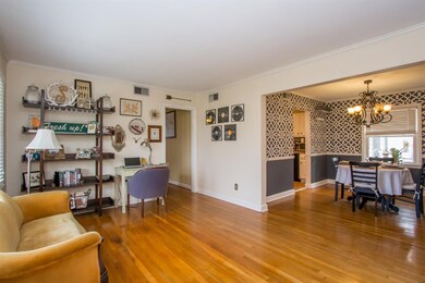 Step into the formal living room/dining