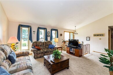 LIVING ROOM 21X13:  Cathedral ceiling and contempo
