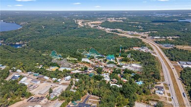 Virtually staged amusement park option