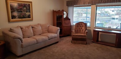 Living room with view