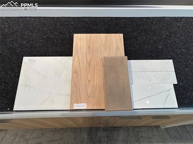 Great room Fireplace tile and kitchen selections