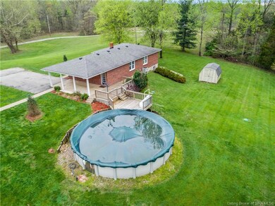 Above ground pool.