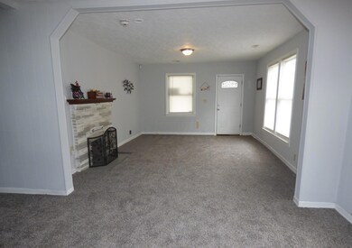 living room from kitchen