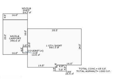 1231 Lafayette - Bldg Sketch