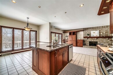 Desirable open concept featured on the main living