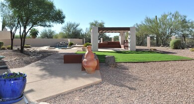 Yard from patio