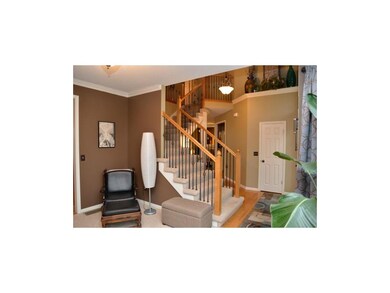 Impressive and spacious entry area has a convenien